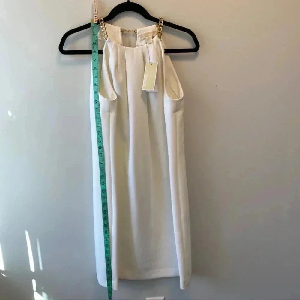 Michael Kors Chain Neck Halter Dress - Picture 10 of 14